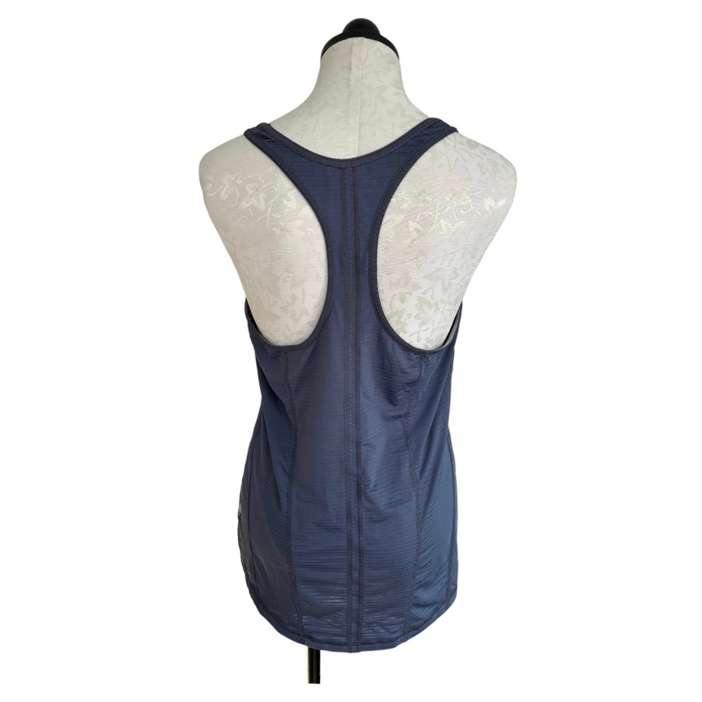 Zella Run Ruched Racerback Tank Top Adjustable Ruching Size Large - Picture 6 of 16